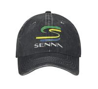 CNQPJKYAQ Ayrton Senna Logo Brésil Casquettes de Baseball Merch pour Bonnet de Routier Ajustable Unisexe