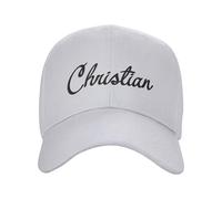 CNQPJKYAQ Bonnets de Soleil Vintage avec Logo chrétien pour Tenue décontractée Ajustable Unisexe