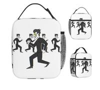 CNQPJKYAQ Deltarune Game Once in Hyperlink Sac à Lunch bloqué pour Femmes Boîte à Lunch Amusante Sac glacière Sacs Thermiques Portables imperméables