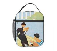 CNQPJKYAQ Femme lisant dans Une Barque à rames (1894) Un Sac à Lunch