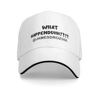 CNQPJKYAQ James Droz Merch Qu’est-il arrivé Casquette de Baseball Casquette Masculine Anime Baseball Casquettes Casquettes Femmes Casquette Masculine