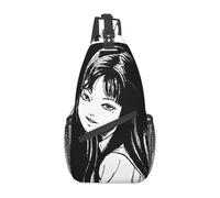 CNQPJKYAQ Junji Ito Tomie Petits Sacs à bandoulière Poitrine bandolière Sac à Dos bandoulière Sacs à Dos de randonnée en Plein air Sac de Mode Anime
