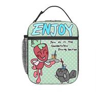 CNQPJKYAQ Produit de Jeu d’Horreur Mondiale Dandy’s : Sacs à Repas isolés pour boîtes de Nourriture Scolaires Refroidisseurs Thermiques étanches