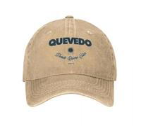 CNQPJKYAQ Quevedo décontracté Musique Logo Bonnet de Baseball Style Unisexe Couvre-Chef en Coton usé Activités de Plein air Bonnets Ajustables