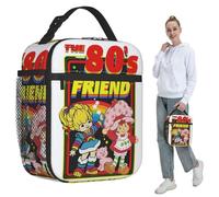 CNQPJKYAQ Rainbow Brite, l’ami des années 80 pour Noël, Sac à Lunch Isolant pour Enfants, glacière d’école, boîte à déjeuner Thermique étanche, boîte à déjeuner infiltrée