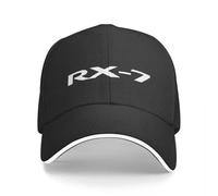 CNQPJKYAQ RX-7 Casquette Blanche de Baseball Chapeau pour Enfants Chapeau Duveteux Mignon Baseball pour Hommes Femmes
