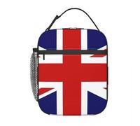 CNQPJKYAQ Sac à Lunch Thermique isolé du Drapeau Britannique Boîte à déjeuner Portable pour Camps en Plein air Voyage Boîte Multifonction Alimentaire