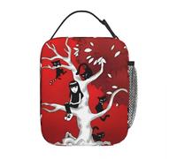 CNQPJKYAQ Sacs à Lunch isolants E-Emily L’Étrange Arbre Sac glacière Portable réutilisable Boîte à Lunch Sac Pique-Universitaire