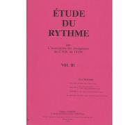 CNR De Lyon - Etude Du Rythme Vol Iii