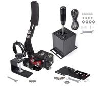 CNRAQR Simulateur de vitesse de frein à main et de jeu de course USB pour Logitech G29/G27/G25/G920 avec Thrustmaster T300RS/GT