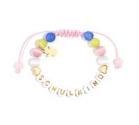 Cnrfeoap Bracelet léger en acrylique avec breloque en forme de lettre pour filles - Pour une tenue décontractée et un cadeau d'anniversaire unique, taille unique, Comme décrit