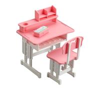 Cnrfeoap Chaise de bureau miniature pour enfants - Meubles d'éducation précoce 1/12 - Accessoires de décoration de scène de maison de poupée miniature pour enfants