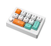 Cnrfeoap Clavier macro 12 touches permettant de jouer avec éclairage et touches programmables 2,4 GHz 3 modes