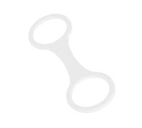 Cnrfeoap Clip de tuba réutilisable en silicone avec attache à libération rapide pour sangle rotative sécurisée pour équipement de plongée et de natation