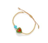 Cnrfeoap Cordon réglable unique multicolore et cœur léger pour femmes adolescentes, taille unique, Comme décrit