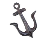 Cnrfeoap Crochets muraux en forme d'ancres en fer bucolique pour décorations sur le thème de la côte, cintres robustes pour entrée, maison, décoration de fête