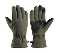 Cnrfeoap Gant de camping coupe-vent pour temps froid avec doublure thermique pour écrans tactiles et paume antidérapante