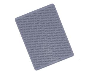Cnrfeoap Grand set de table en silicone pour gamelles pour nourriture et eau, design pliable, simple à soigner, plateau de nourriture pour animaux