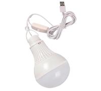 Cnrfeoap Lampe de tente à suspendre compacte 5 W LED USB avec interrupteur à bouton pour éclairage d'urgence LED portable éclairage d'urgence