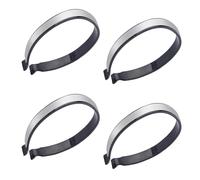 Cnrfeoap Lot de 4 sangles réfléchissantes larges pour pantalon de sport, course à pied, cheville, accessoires de cyclisme, sangle de jambe confortable