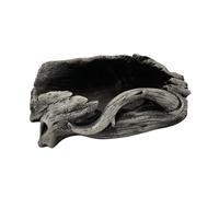 Cnrfeoap Pot de fleurs artificielles en bois flotté - Sculpture en résine - Pots de fleurs en imitation bois poreux - Bonsaïs poreux - Pot de fleurs pour bureau