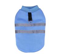 Cnrfeoap Sweat à capuche pour chiens de grande taille avec bandes réfléchissantes - Vêtement de printemps pour l'extérieur - Sweat à capuche pour petite fille