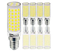 CNSGO E14 Ampoules LED Blanc Froid 6000K, 700 Lumen, 6W équivalent 55W Halogène, Lot de 4, Maïs Ampoules 360° Angle de Faisceau, AC220-240V Sans Scintillement Economie D’énergie Lampe, Non-Dimmable