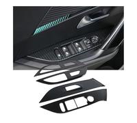 CNSJSS Accessoire d'intérieur pour Peugeot 2008 2022 2021 2020 Accessoires Couvercle de lève-vitre de Voiture Garniture en Acier Inoxydable