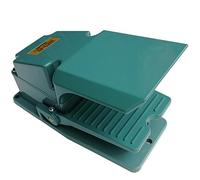 Cntd Cfs-302 1 A1b 250 V 15 A Self-reset Coque en aluminium de protection Guard industriel Pédale Foot Switch pour CNC Machine de soudure stamping équipements d'impression, Vert Couleur
