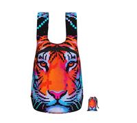 CNTDBU Animal Head Pictures Sac à dos pliable léger 16 l Sac à dos de randonnée imperméable avec fermeture éclair pour homme et femme