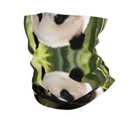 CNTDBU Bandeau de sport multifonction panda géant - Écharpe tube extensible sans couture pour cyclisme, course à pied, randonnée, plage, ski