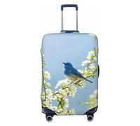 CNTDBU Blue Bird Art Housse de protection élastique pour valise, résistante aux rayures, s'adapte à la plupart des valises, Noir , XL, Bohémien