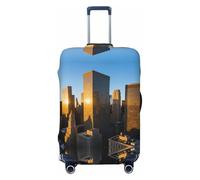 CNTDBU City Patten Housse de protection élastique pour valise, résistante aux rayures, s'adapte à la plupart des valises, Noir , S, Bohémien