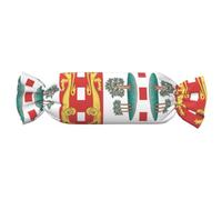 CNTDBU Coussin cylindrique avec insert doux Motif drapeau de l'Île-du-Prince-Édouard
