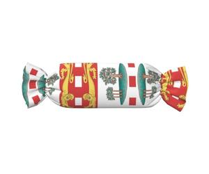 CNTDBU Coussin cylindrique avec insert doux Motif drapeau de l'Île-du-Prince-Édouard