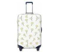 CNTDBU Daisy Housse de valise extensible sans couture pour voyage, résistante aux rayures, s'adapte à la plupart des valises, Noir , XL, Bohémien