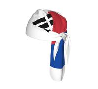 CNTDBU Drapeau de la République de Corée - Casquette de cyclisme respirante - Bandeau anti-humidité pour casques, séchage rapide - Pour homme et femme - Noir