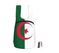 CNTDBU Drapeau de l'Algérie - Sac à dos pliable - Léger - 16 l - Sac à dos de randonnée imperméable avec fermeture éclair - Pour homme et femme