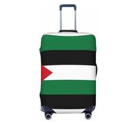 CNTDBU Drapeau de l'État de Palestine Housse de Valise Extensible Protecteur de Bagage Élastique pour Voyage Résistant aux Rayures S'adapte à la plupart des valises, Noir , L, Bohémien