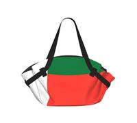 CNTDBU Drapeau de Madagascar 2 en 1 Couverture de pique-nique Sac Pliable Imperméable Tapis Rond pour Plage Parc, Sac fourre-tout de camping portable avec poches de rangement pour aventures en plein