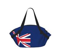 CNTDBU Drapeau des îles Turques et Caïques 2 en 1 Couverture de pique-nique Sac Pliable Imperméable Rond Tapis pour Plage Parc Sac de Camping Portable avec Poches de Rangement pour les aventures en