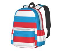 CNTDBU Drapeau du Luxembourg - Sac à dos léger et décontracté pour adultes - Grande capacité - Avec sangles rembourrées - Sac de banlieue résistant à l'eau