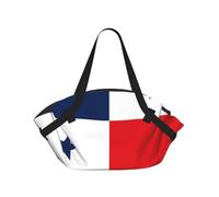 CNTDBU Drapeau du Panama 2 en 1 Sac de pique-nique pliable et étanche Tapis rond pour plage Parc Sac fourre-tout portable avec poches de rangement pour aventures en plein air