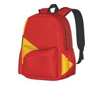 CNTDBU Drapeau du Timor-Leste Sac à dos léger et décontracté pour adultes - Sac à dos de voyage de grande capacité avec sangles rembourrées - Sac de banlieue résistant à l'eau