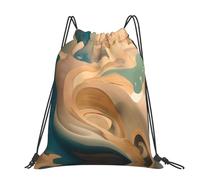 CNTDBU Dunhuang Mystery Grand sac à dos imperméable et léger pour la gym, le sport, sac à dos décontracté avec cordon de serrage pour voyage, randonnée