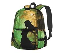 CNTDBU Elf Archer Bow Sac à dos léger et décontracté pour adultes - Sac à dos de voyage de grande capacité avec bretelles rembourrées - Sac de navetteur résistant à l'eau