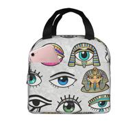 CNTDBU Eye Forest Sac à déjeuner isotherme avec doublure en aluminium, boîte à déjeuner étanche pour le travail