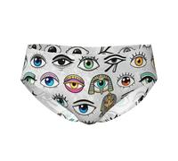 CNTDBU Eye Forest Slip triangle pour homme - Doux et extensible - Respirant - Avec pochette, sans étiquette - Évacuation de l'humidité - Pour un usage quotidien, Noir , S