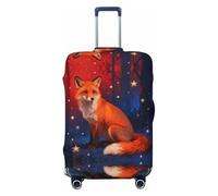 CNTDBU Fox Star Dream Housse de protection élastique pour valise, résistante aux rayures, s'adapte à la plupart des valises, Noir , S, Bohémien
