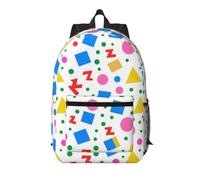 CNTDBU Geo Mashup Sac à dos de voyage léger avec poches 43,2 cm | Imperméable et durable. Convient pour ordinateur portable. Pour le travail, les voyages, le sport.